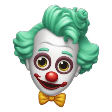 Cafard qui frappe un clown sticker