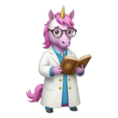 Unicorns read book
A full body of scholar unicorn wearing round glasses, reading a thick ancient tome.












 sticker