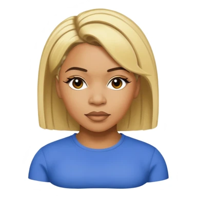 Tionne T-Boz Watkins with short blonde hair sticker