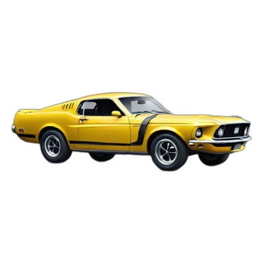 Dynamic Mustang 1969 sticker