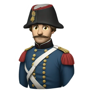French soldier in the Crimean War sticker