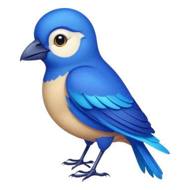 blue bird from Brazil, rio sticker