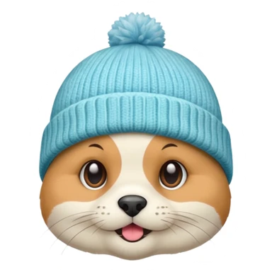 Winter Beanie Pet sticker