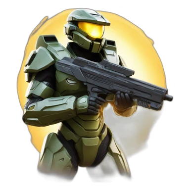 halo spartan pose sticker