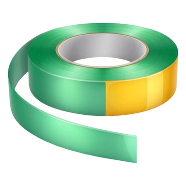 make wide  tape color light Green sticker