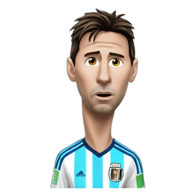 Lionel Messi lose World Cup sticker