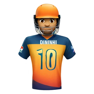Ms dhoni jersey  sticker