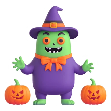 Halloween Monster Night sticker