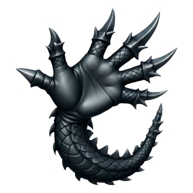 Dragon's hand sticker