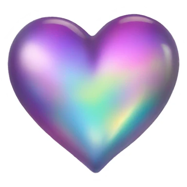 Iridescent brokenheart  sticker