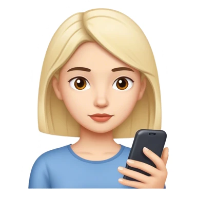 Maya texting her dad sticker