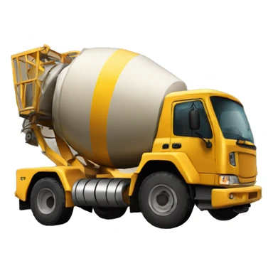 golden cement mixer  sticker