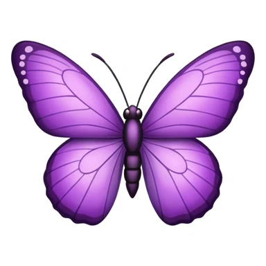 Borboleta roxa sticker