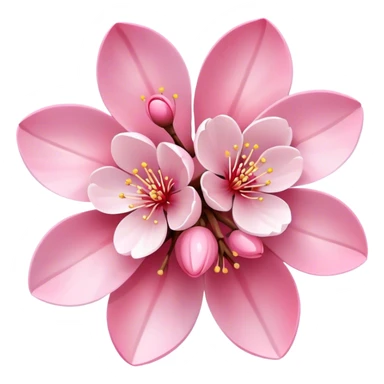 A cherry blossom sticker