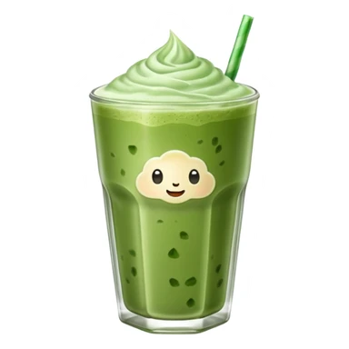 iced matcha latte sticker
