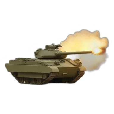 Tank firing sticker