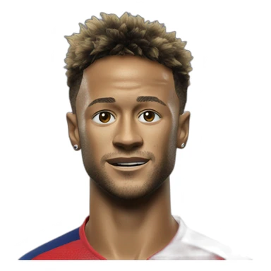 Neymar qui fait un controle au foot sticker