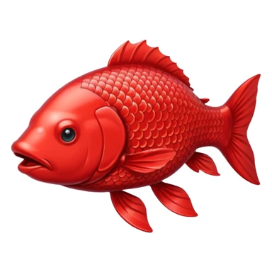 Red carp sticker