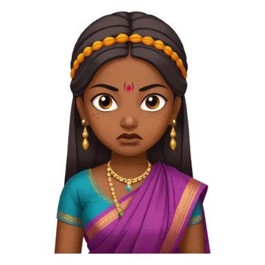 indian angry mom sticker