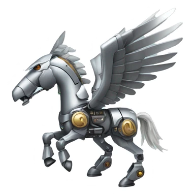 Metal Robot Pegasus  sticker