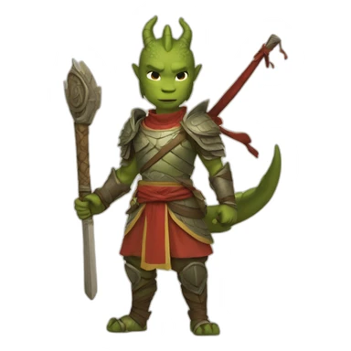po the dragon warrior sticker