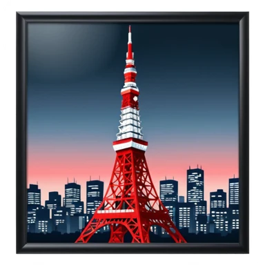 tokyo tower sticker