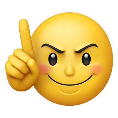 smiley pointing the middle finger sticker