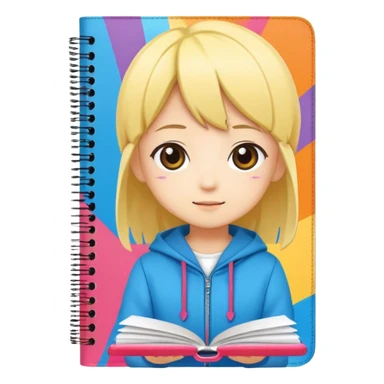 PORTADAS DE CUADERNOS CHIBI sticker