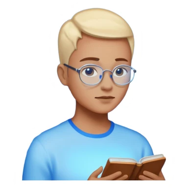 Window with person reading + blue light, Apartment Windows. sticker