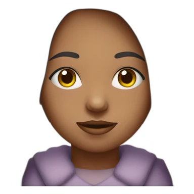 Fille avec un gros nez sticker