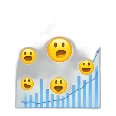 charts increasing sticker