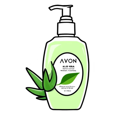 AVON hand lotion with aloe vera sticker