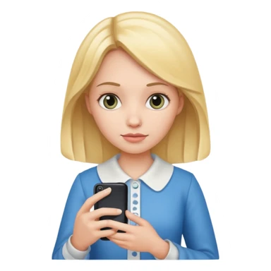 Alice in wonderland with cell phone sticker