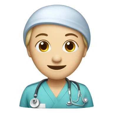 An octopus surgical assistant sticker