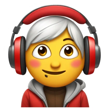 A bottle of coca cola with a face, ears and headphones and clothes sticker