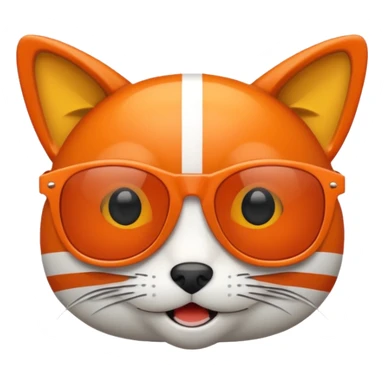 marlin with sunglasses sticker