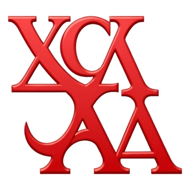 chi sigma alpha in red in white letters sticker