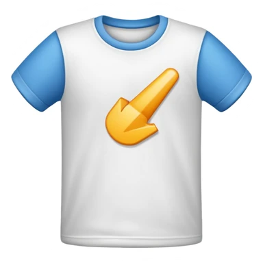 a cursor clicking on a tshirt icon sticker