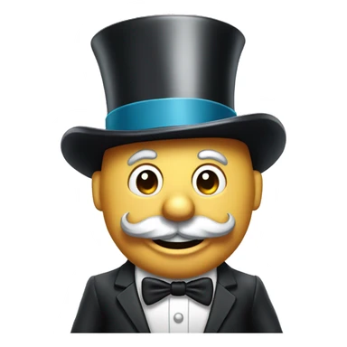 Mr Monopoly sticker