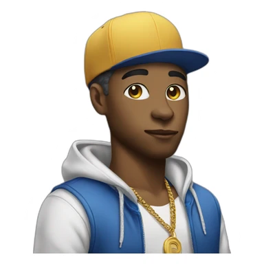 Cat rapper rich sticker