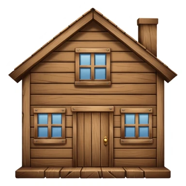 biggest wood house sticker