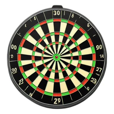 American dart board sticker
