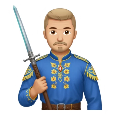 Ukrainian Cossack sticker