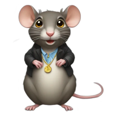 Un rat riche sticker