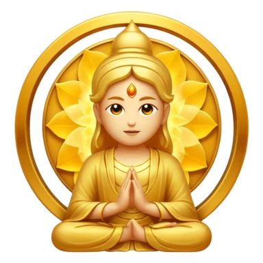 create an emoji A divine abstract force creating humans through karma,


 sticker