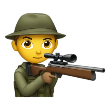 Sniper aiming  sticker