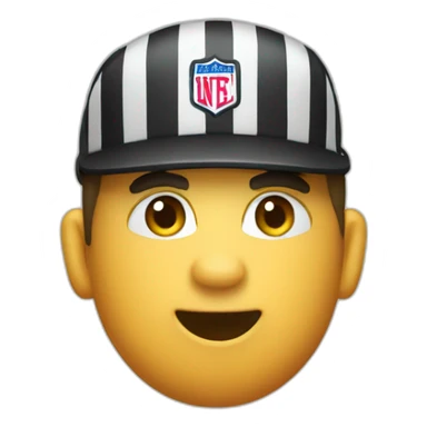 basketball referee whistle sticker