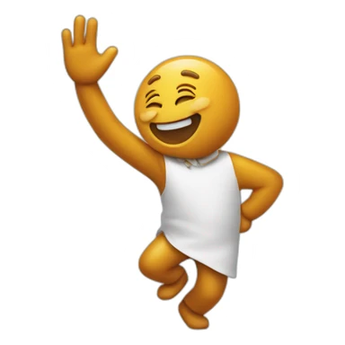 un roux qui fait un dab sticker