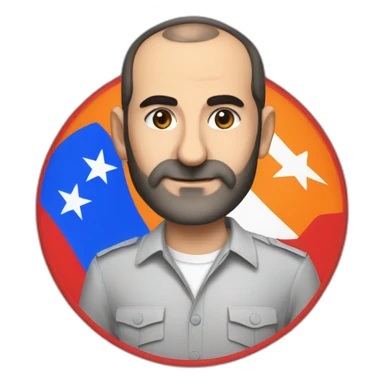 pashinyan and flag sticker
