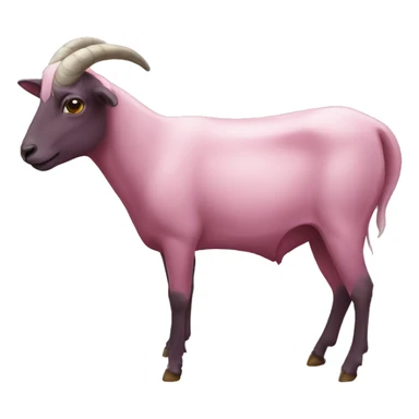 Cabra loca rosa sticker